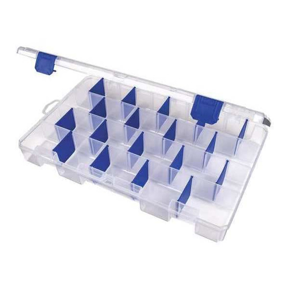 Flambeau CompartmentBox,9inW,14.125inL,Clear 5007