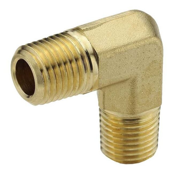 90 Degrees  Elbow Brass 90 Degrees  Elbow, 1/2 in Male NPT X 1/2 in Male NPT