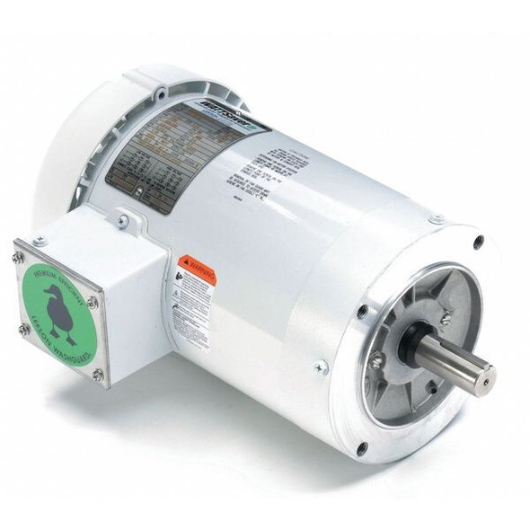 Leeson Washdown Motor,60 Hz,2 in. Shaft L,CWSE 122180.00
