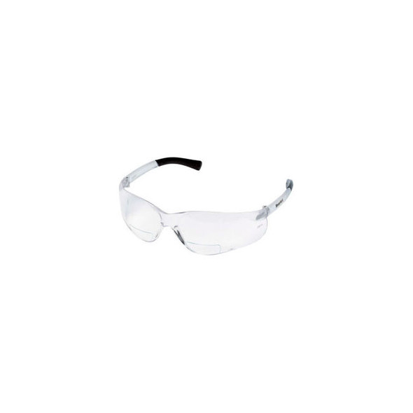 MCR Safety BearKat BKH25 Safety Glasses BK1 Magnifier 2.5 Strength Clear Lens
