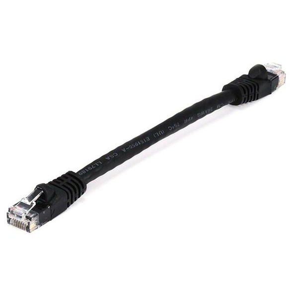 Monoprice Patch Cord,Cat 5e,Booted,Black,0.5 ft. 4974 Monoprice Patch Cord,Cat 5e,Booted,Black,0.5 ft. 4974