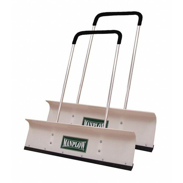 Manplow Snow Pusher,HDPE Blade,42" W,PK2 PRO42 2PK