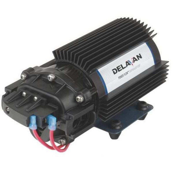 Diaphragm Pump, Polypropylene, Santoprene, 24VDC, 2.0 GPM 140 Degrees F  7812-201-SB-HS-24