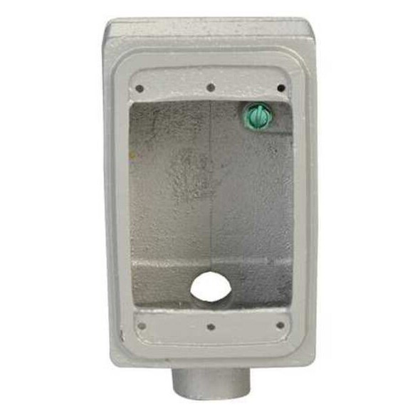 Appleton Electric Weatherproof Box,3Inlet,4.56"L,Iron FSLA-1-50