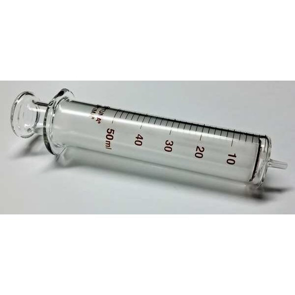 Fortuna Reusable Glass Syringe,50 mL,Luer Slip 7.102-45
