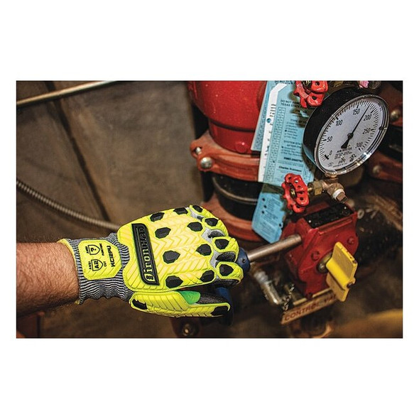 Knit Gloves, Cut Level A2 ,Dipped ,Polyurethane ,Smooth ,S