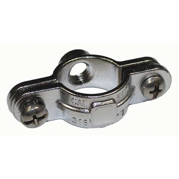 Clamp, Conduit; Pipe Use, 1 in, 316 Stainless Steel, Polished Brite