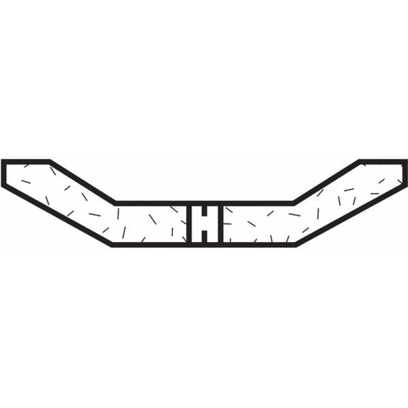 Norton Abrasives Dish Grinding Wheel, 4x1-2x3-4, AO, 60G, PK5 66243530067