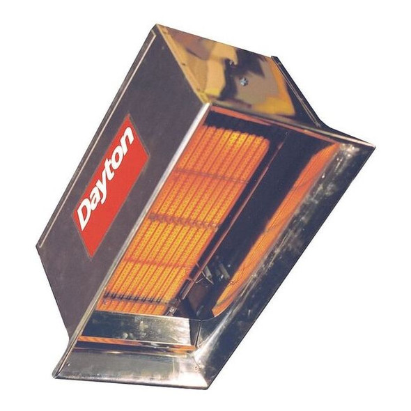 Gas Infrared Flat Panel Heater, LP, 30,000 BtuH Input, 22 1/2 in H x 12 3/4 in W