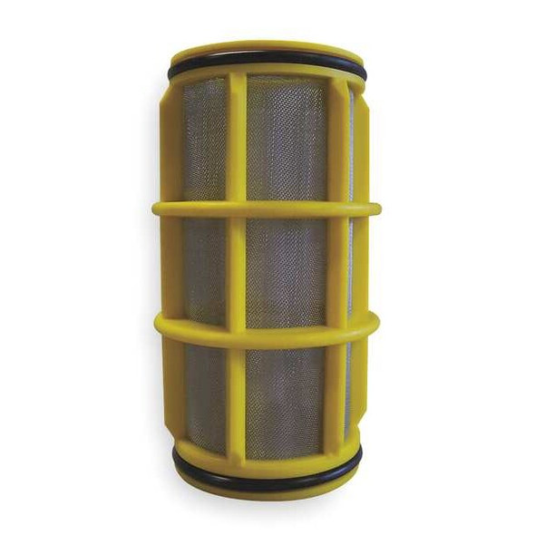 Amiad Filter Screen,Yellow,5" Length,2" Dia 700101-000337