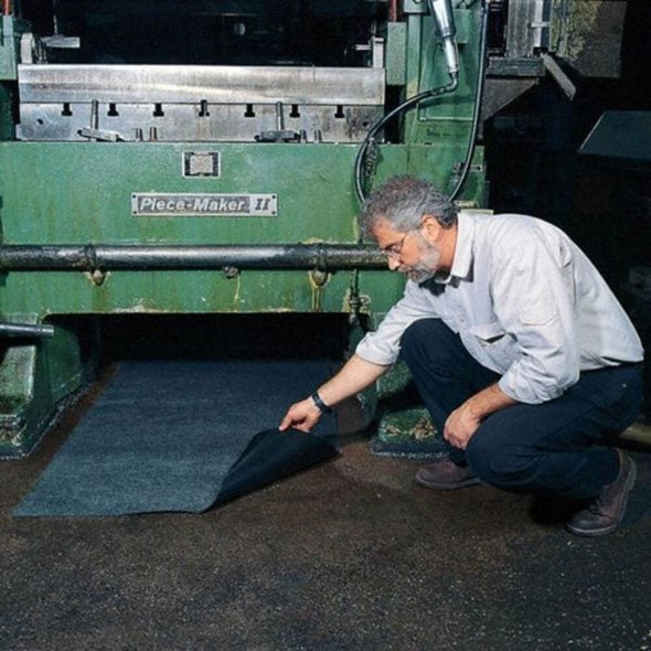 Sorbent Roll, 25 gal, 3 ft x 100 ft, Universal, Black, Polypropylene  BSM100