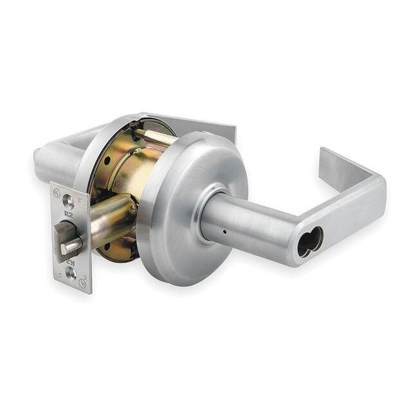 Dormakaba Lever Lockset,Mechanical,Entrance,Grd. 2 QCL251E626S4478SLC