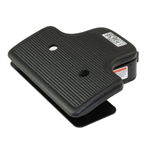 Linemaster FootSwitch,Black,CastIron,SPDT,Momentary 642-S