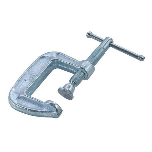 Bessey C-Clamp,1 in Maximum Opening,Gray CM10