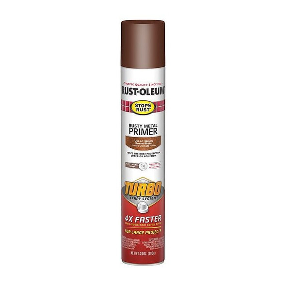 Rust Preventative Spray Primer . Rusty Metal Primer, 24 oz, Aerosol Can, Flat