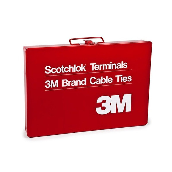 3m Wire Connector & Terminal Kit, 10 AWG, 600 V, Vinyl Insulated, Red, Crimp Termination Only STK-1