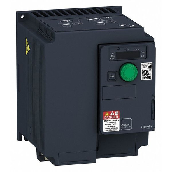 Schneider Electric Variable Frequency Drive,5 HP,17.5A ATV320U40M3C