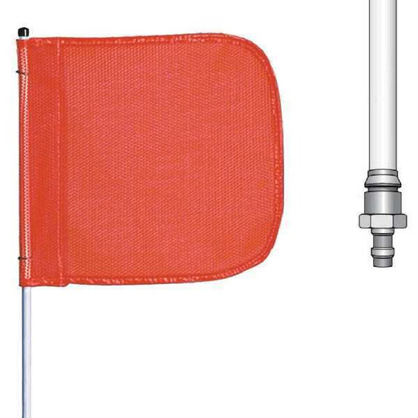 Checkers Warning Whip,3 ft.,Includes Flag FS3-QD-O