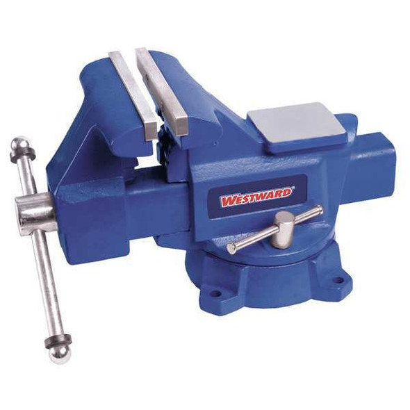 Westward Combination Vise,Serrated Jaw,6 1/2" L 10D710
