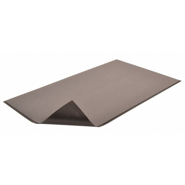 Entrance Mat, Polypropylene, 3-8 in Thick, Gray, 3 ft W x 4 ft L  141S0034GY