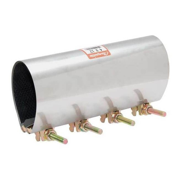 Manufacturer Varies Repair Clamp,Four Bolt,4 in.,304SS 330-1112