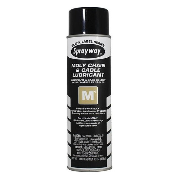 Sprayway® M1 Moly Chain & Cable Lubricant