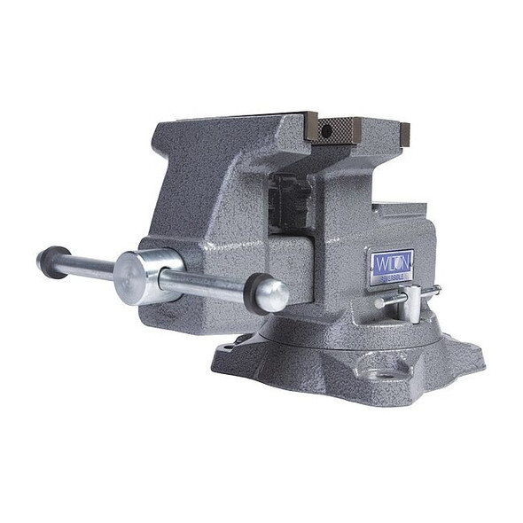 Wilton Combination Vise,Serrated Jaw,9 7/16" L 4550R