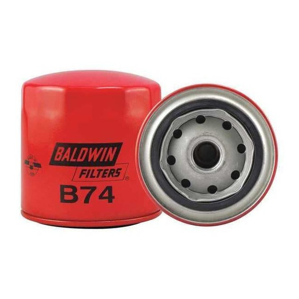 Baldwin Filters Spin-On,3/4" Thread ,3-31/32" L B74