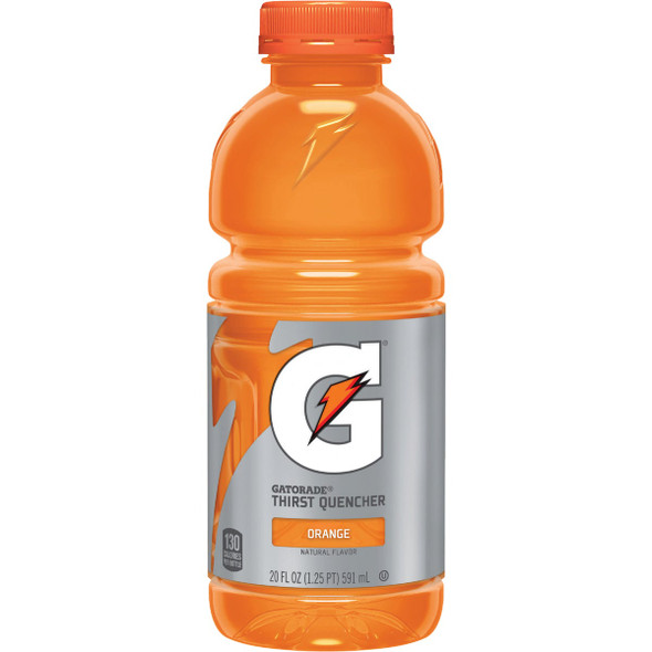 Gatorade 20 Oz. Orange Wide Mouth Thirst Quencher Drink (24-Pack) 32867