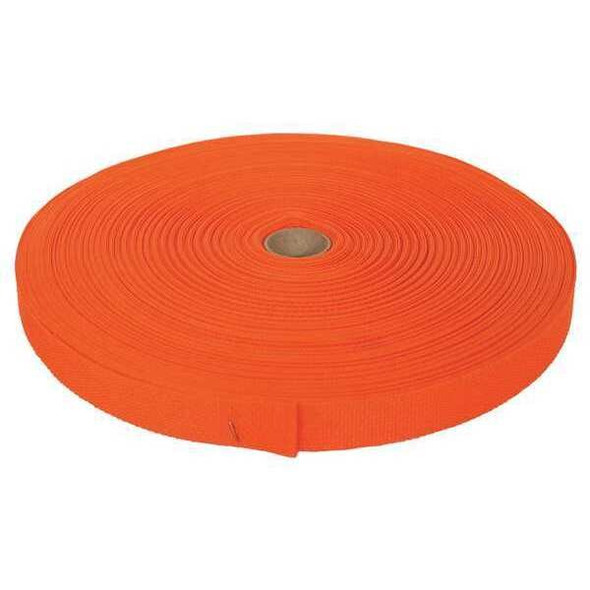 Bulk-Strap Webbing,Polypropylene,3/4" W,Orange P34300OR
