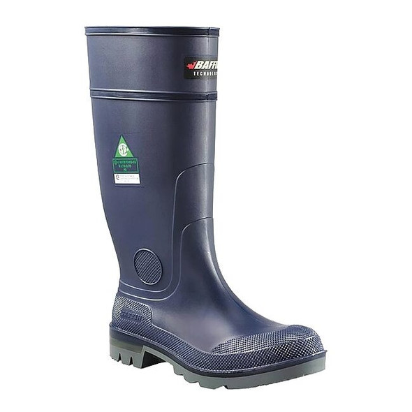Baffin Men's Bully (TOE) Rubber Boot, Steel Toe, 15" Height, Blue, 12 96770000