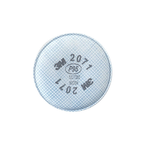 2000 Series Particulate Filter, P95, Solids/Liquids/Oil Based Part/Metal Fumes, White