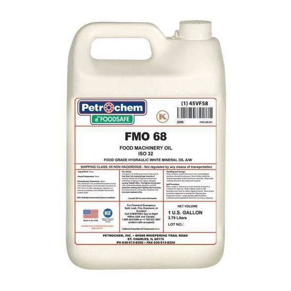 Petrochem 1 gal Pail, Hydraulic Oil, 68 ISO Viscosity, 20 SAE FMO 68-001