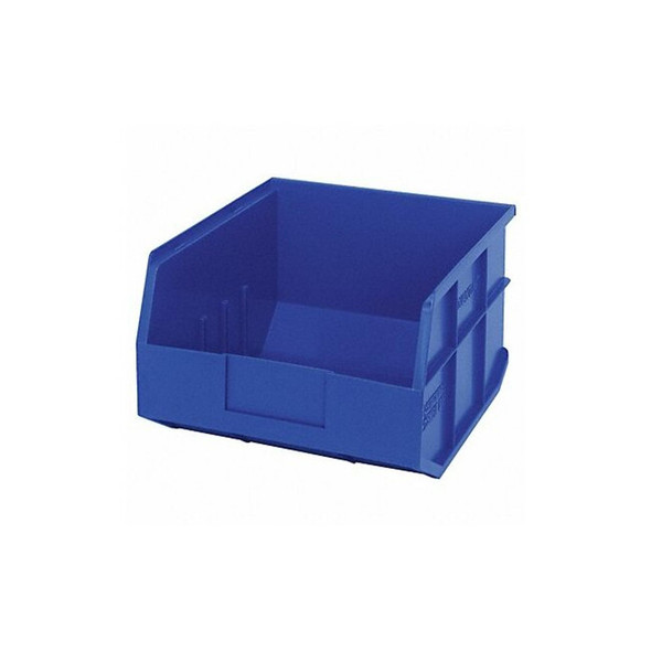 Shelf Storage Bin, Polypropylene, Blue, 7 in H, 11 in W, 12 in L