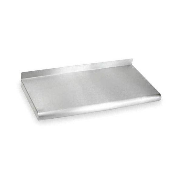 Stainless Steel Wall Shelf, 12"D x 48"W x 11-1/2"H, Silver