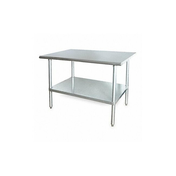 Manufacturer Varies Fixed Work Table,SS,72" W,24" D 2KRE8
