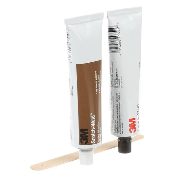 3m Instant Adhesive, 2216 Series, Clear, 0.21 oz, Tube, 2:03 Mix Ratio, 12 hr Functional Cure 2216