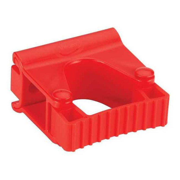 Vikan Tool Wall Bracket,3 1/4 in L,Red 10134