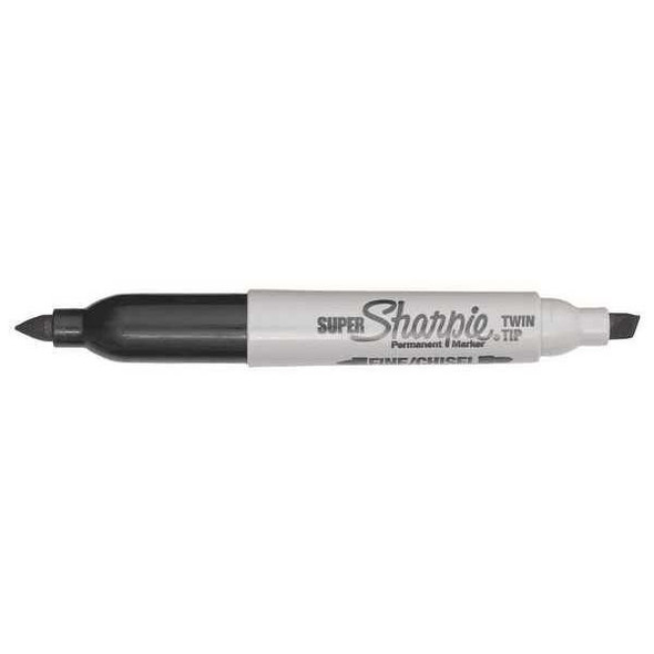 Sharpie Twin Tip Marker,Black,Capped,PK12 33001 Sharpie Twin Tip Marker,Black,Capped,PK12 33001