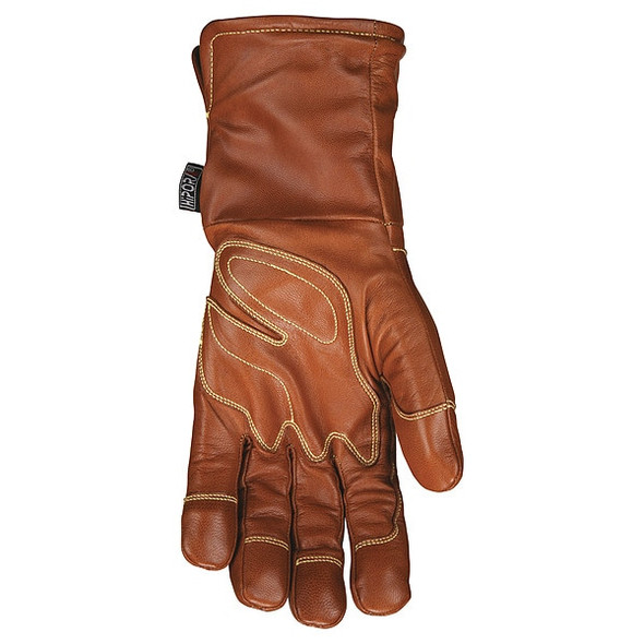 Mcr Safety Leather Gloves,Brown,2XL,PR MU36211XXL