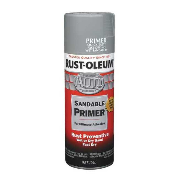 Rust-Oleum Automotive Primer,Light Gray,12 oz. 249331