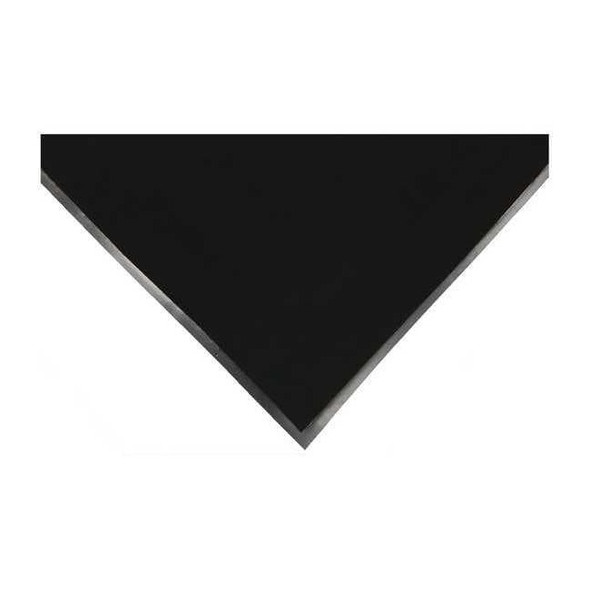Condor Entrance Mat, Nylon, 3/8 in Thick, Black, 3 ft W x 10 ft L 49Y285