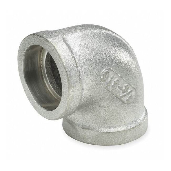2 in Stainless Steel 90Â° Socket Weld Elbow, Class 3000, 304L, Schedule 80