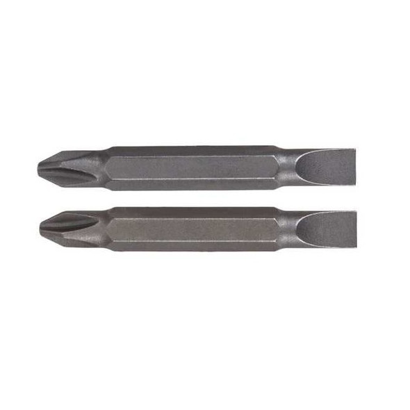 Irwin DblEndedDriverBit,0.25" Hex,L:2",PK2 IWAF22DEPH2SL82
