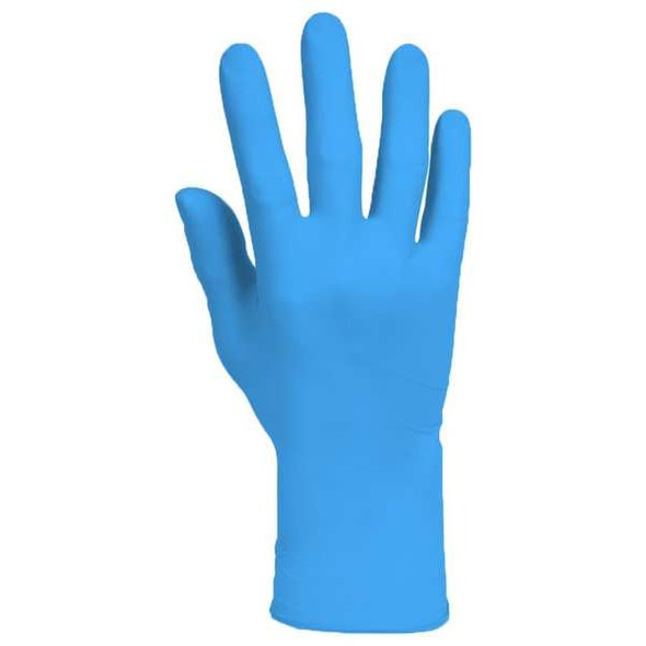 Ansell G10, Disposable Gloves, 6 mil Palm, Nitrile, Powder-Free, M ( 8 ), 100 PK, Blue 54422