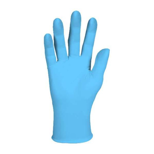 Ansell G10, Disposable Gloves, 4 mil Palm, Nitrile, Powder-Free, L ( 9 ), 100 PK, Blue 54188