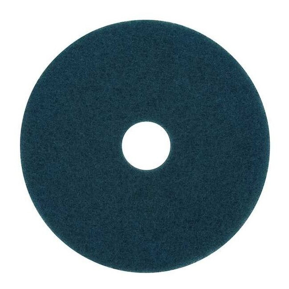 3m Scrubbing Pad,24 in Dia,Blue,PK5 5300