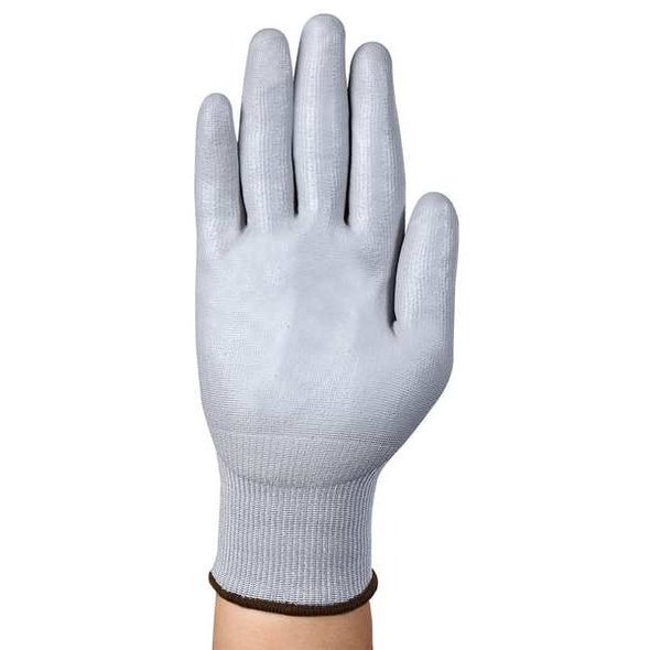 Ansell Knit Gloves, Cut Level A4 ,Dipped ,Polyurethane ,Smooth ,6 1 PR 11-754
