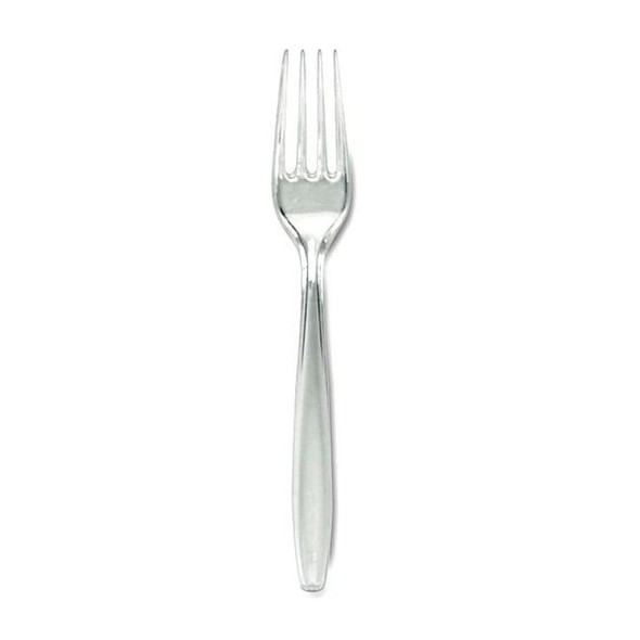 Dixie Disposable Fork, Crystal, Heavy Weight, PK1000 FH017