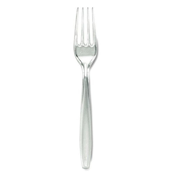 Dixie Disposable Fork, Crystal, Heavy Weight, PK1000 FH017